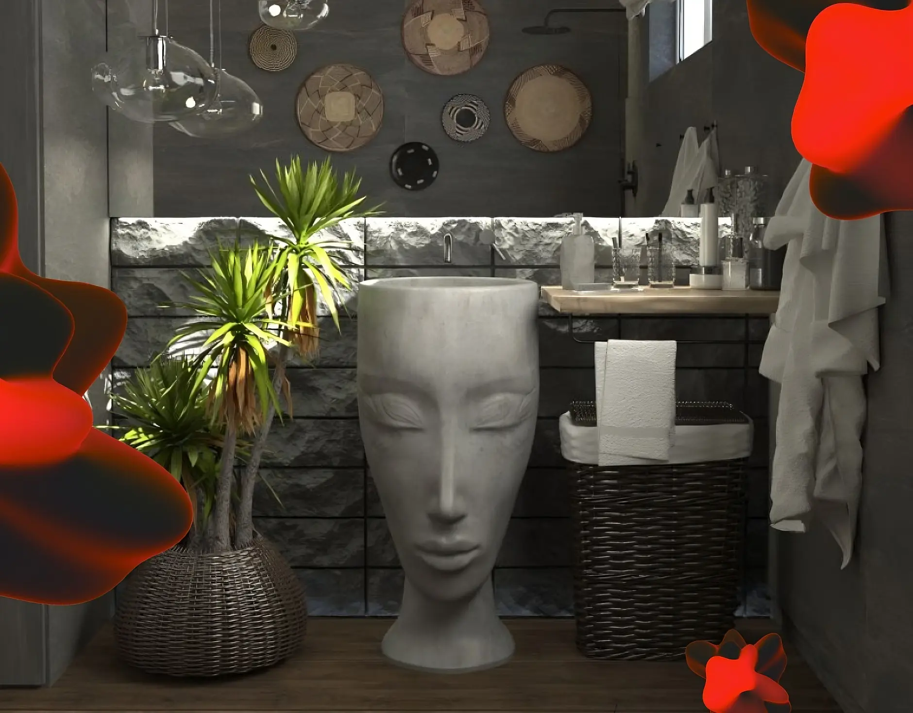 AR примерка мебели из бетона ПетроБетон