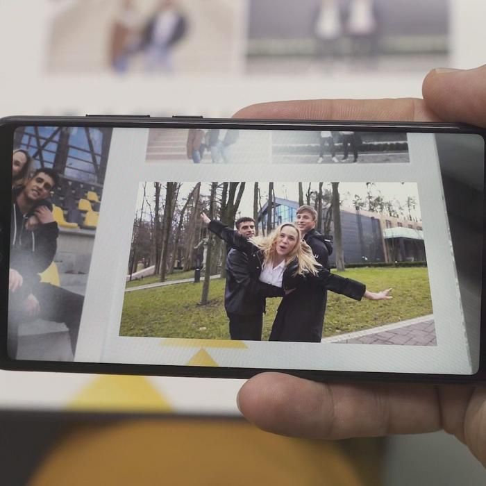 Интерактивный фотоальбом и фотографии с эффектом дополненной реальности